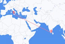 Flights from Thoothukudi, India to Palermo, Italy