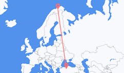Flyg från Ankara, Turkiet till Lakselv, Norge