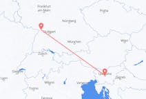 Flights from Ljubljana, Slovenia to Karlsruhe, Germany