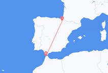 Vluchten van Tanger naar Pamplona