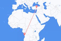 Flyrejser fra Luanda, Angola til Kayseri, Tyrkiet