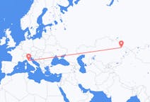 Flyreiser fra Semej, Kasakhstan til Firenze, Italia