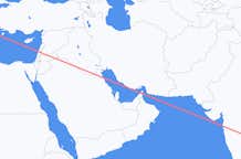 Flights from Hyderabad to Santorini