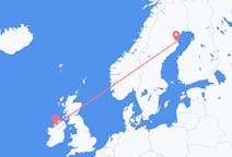 Vluchten van Donegal naar Skellefteå