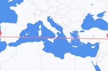 Flyreiser fra Diyarbakir, til Lisboa
