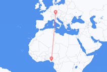 Flyrejser fra Port Harcourt, Nigeria til Innsbruck, Østrig