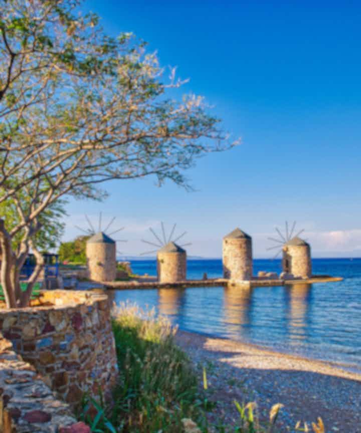 Vols d’Ohrid, Macédoine du Nord pour Chios, Grèce