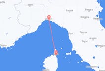 Flights from Bastia, France to Genoa, Italy