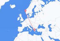 Flights from Kalamata, Greece to Stord, Norway