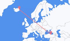 Рейсы из Гиресун, Турция в Эйильсстадир, Исландия