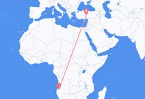 Flyreiser fra Lubango, Angola til Nevsehir, Tyrkia