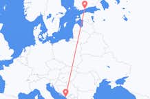 Flyreiser fra Tivat, til Helsingfors