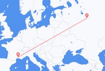 Flights from Ivanovo, Russia to Nîmes, France