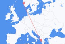 Flights from Cephalonia, Greece to Stavanger, Norway