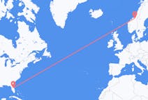 Flyreiser fra Orlando, til Trondheim