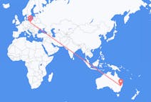 澳大利亚出发地 塔姆沃思飞往澳大利亚飞往 波兹南的航班