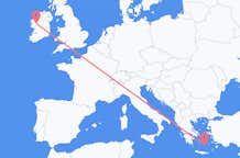 Flights from Knock to Santorini