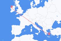 Flights from from Knock to Santorini
