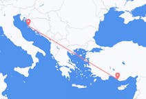 Loty z Zadar, Chorwacja z Gazipaşa, Turcja