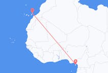 Flyreiser fra Malabo, til Lanzarote