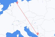 Flights from Podgorica in Montenegro to Bremen in Germany
