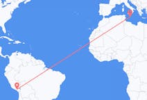 Flyreiser fra Arequipa, Peru til Malta, Malta