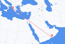 Flyreiser fra Salalah, Oman til Kefallinia, Hellas