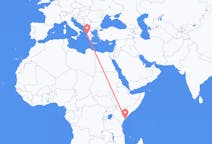 Flyreiser fra Lamu, Kenya til Preveza, Hellas