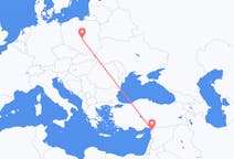 Flights from Hatay Province, Turkey to Łódź, Poland