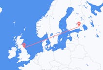 出发地 芬兰出发地 拉彭兰塔前往英格兰的泰恩河畔纽卡斯尔的航班