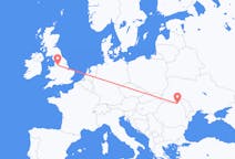 Flyrejser fra Suceava, Rumænien til Manchester, England