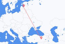 拉脱维亚出发地 里加飞往拉脱维亚目的地 Elazig的航班