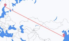 Flights from Shanghai to Kokkola