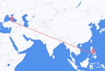 Flyreiser fra Bacolod, Filippinene til Samsun, Tyrkia