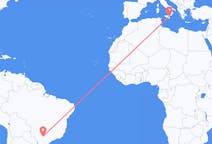 Flyg från Presidente Prudente, São Paulo, Brasilien till Catania, Italien