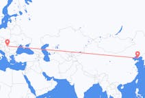 Vluchten van Dalian, China naar Timișoara, Roemenië