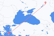 Fly fra Volgograd til Naxos
