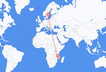 Flights from Quelimane, Mozambique to Kalmar, Sweden