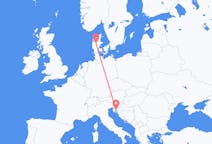 Flights from Rijeka, Croatia to Karup, Denmark