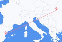 Flights from Castellón de la Plana, Spain to Satu Mare, Romania