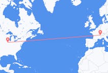 美国出发地 皮奧里亞飞往美国目的地 日內瓦的航班