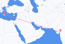 Flights from Vadodara, India to Heraklion, Greece