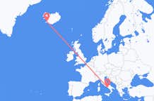 出发地 意大利出发地 那不勒斯目的地 冰岛雷克雅未克的航班