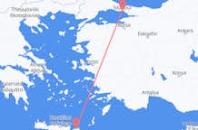 Vols de Sitía, Grèce pour Istanbul, Turquie