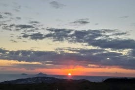 Frukost och soluppgångsupplevelse i Santorini