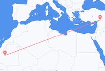 Flyreiser fra Atar, Mauritania til Gaziantep, Tyrkia