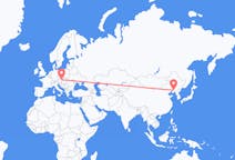 Flyg från Anshan, Kina till Vienna