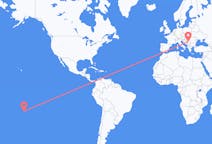 Flyreiser fra Rimatara, Fransk Polynesia til Beograd, Serbia
