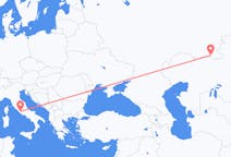Fly fra Orsk til Rom