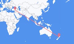 Flyreiser fra Whanganui, New Zealand til Gaziantep, Tyrkia